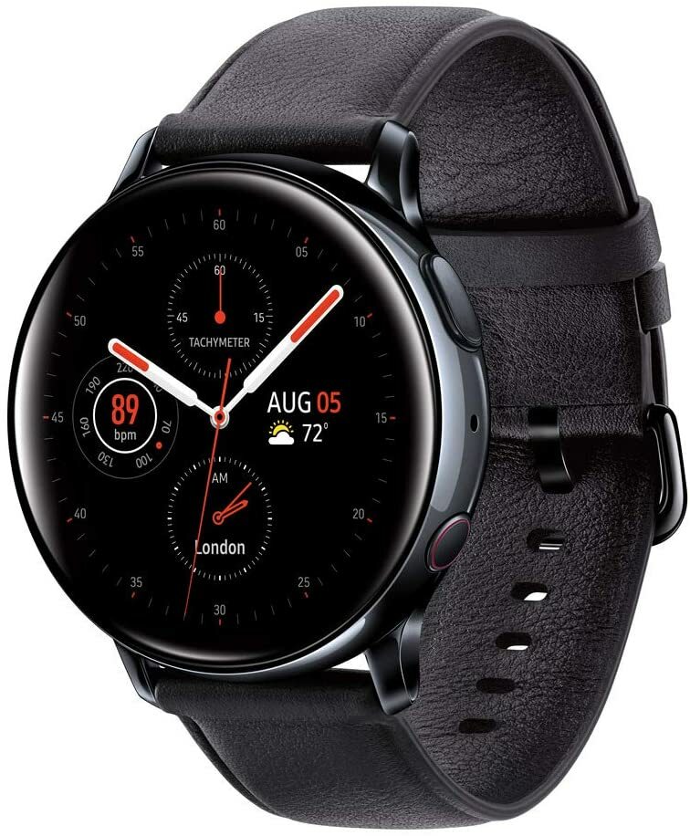 Samsung Galaxy Watch Active 2 44mm GPS Smartwatch + Charging Dock Bundle Black..