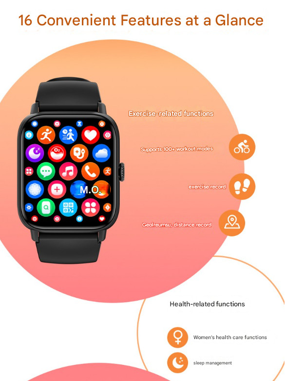 Wapik Bluetooth Smartwatch Z8 Smartband Sports Watch GPS