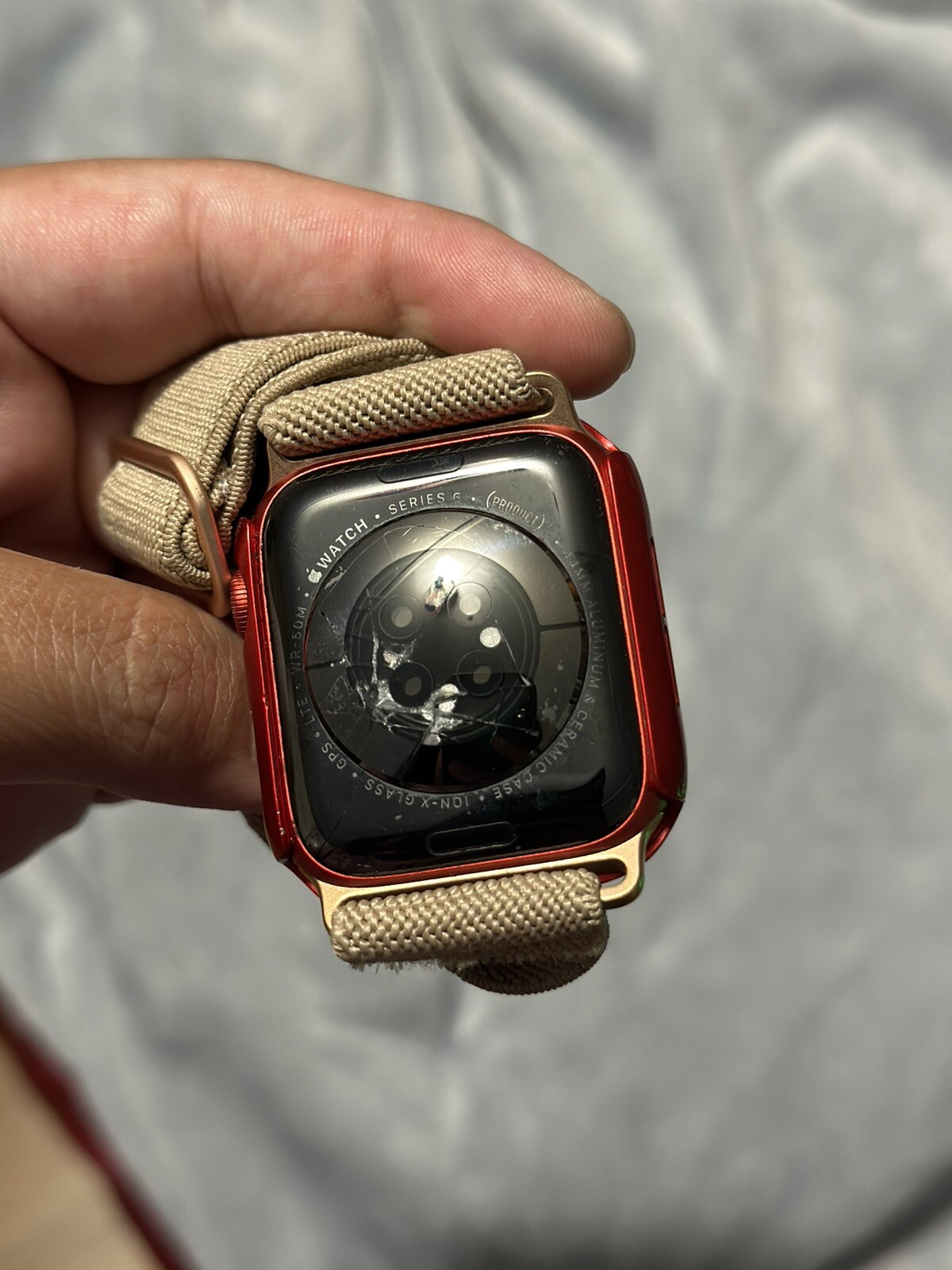 Apple Watch Series 6 44mm Aluminum Case with Sport Band – PRODUCT(RED) (GPS +…