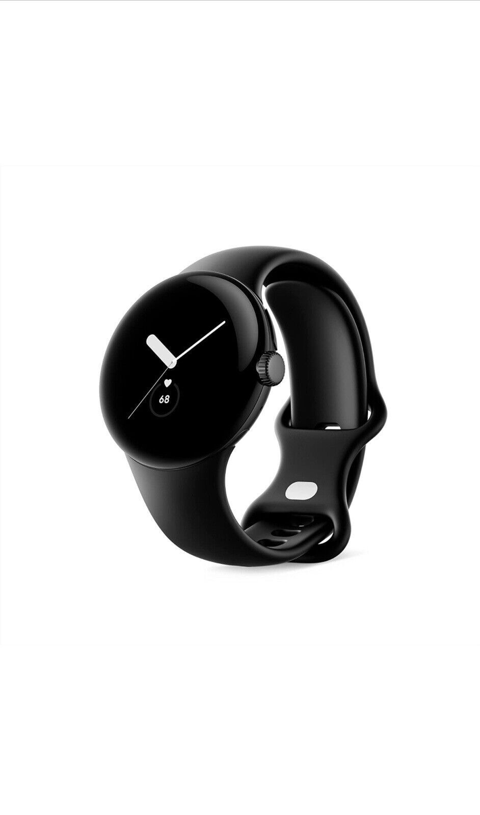 Google Pixel Watch Wi-Fi GPS 41mm Obsidian Black Stainless Steel Smartwatch