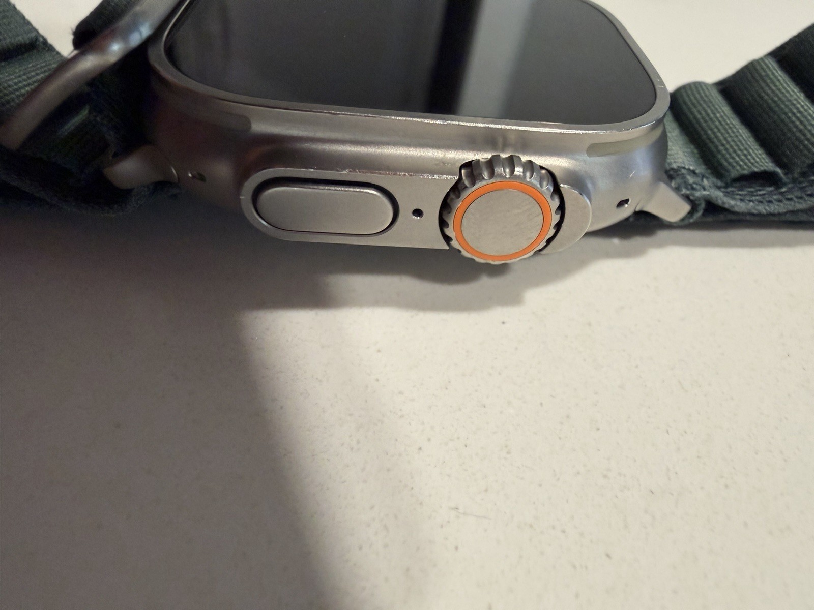 Apple Watch Ultra 1 used Green Alpine Band Milanese Loop 49mm