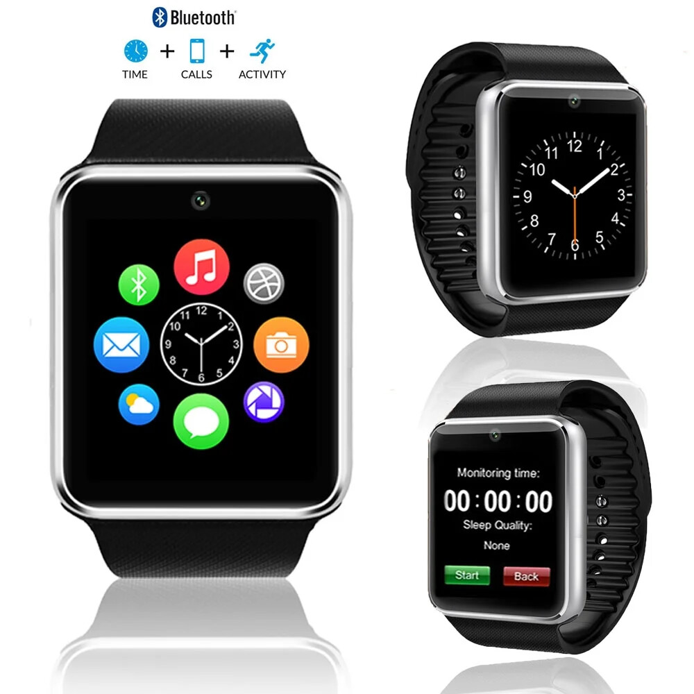 Indigi 2-in-1 Smart Watch & Phone Support Bluetooth Call Text Message Built-in C