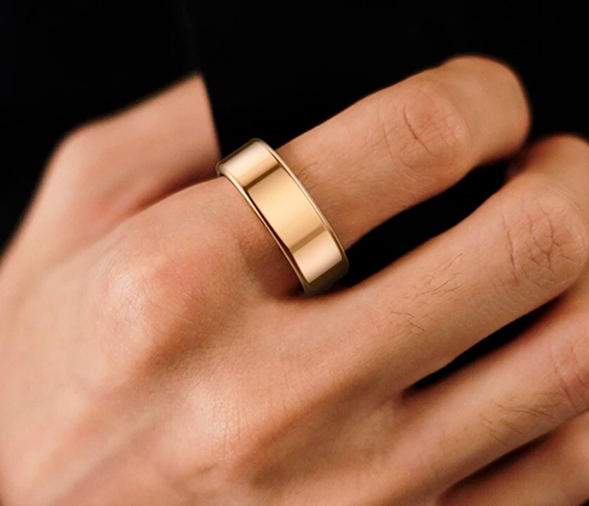COLMI R2 Smart Ring, Health, Sleep, Fitness, Calorie & O2 Monitor – Titanium