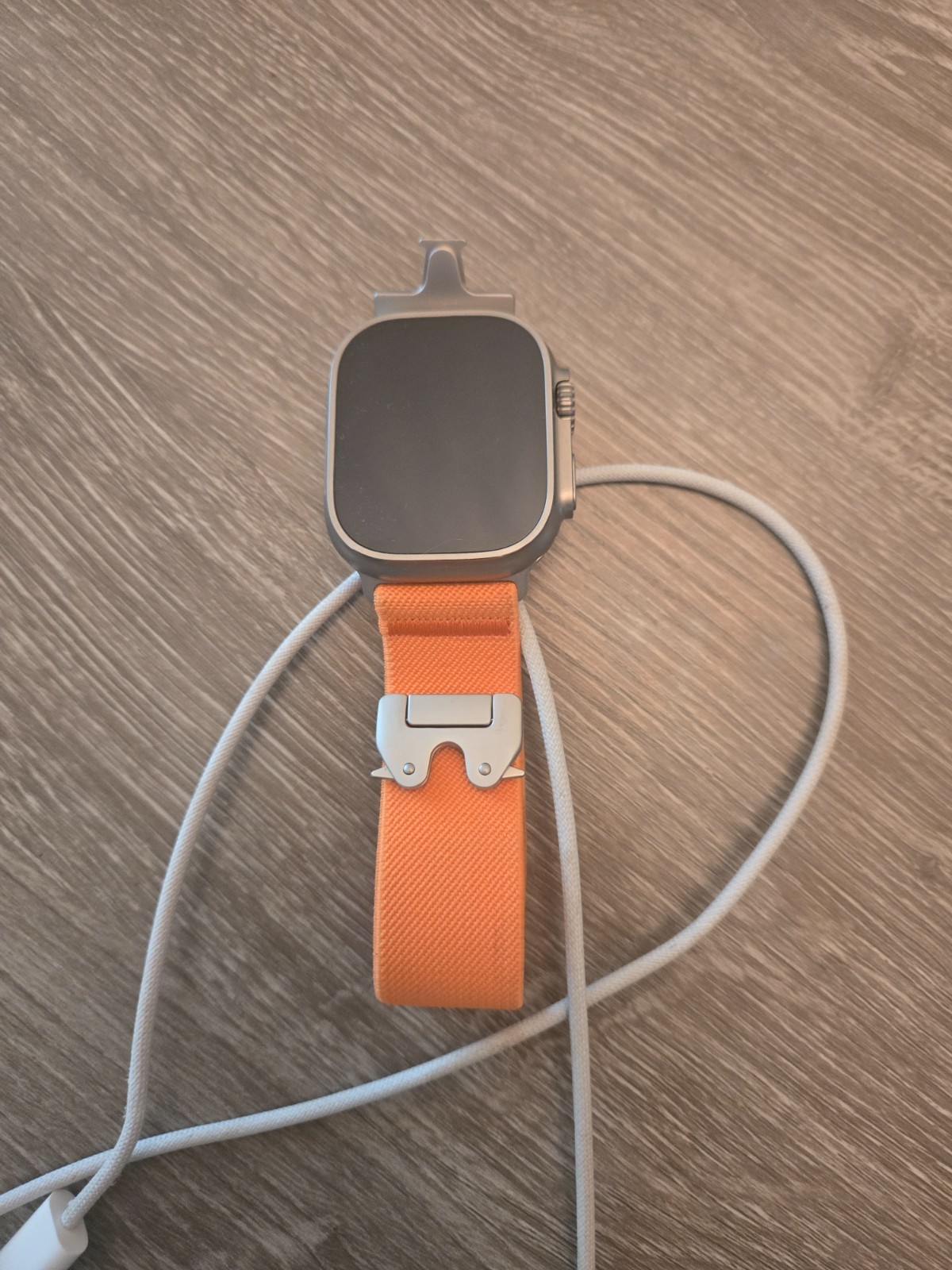 Apple Watch Ultra 49mm Titanium Case Black Alpine Loop (Great Cond) 100% Battery