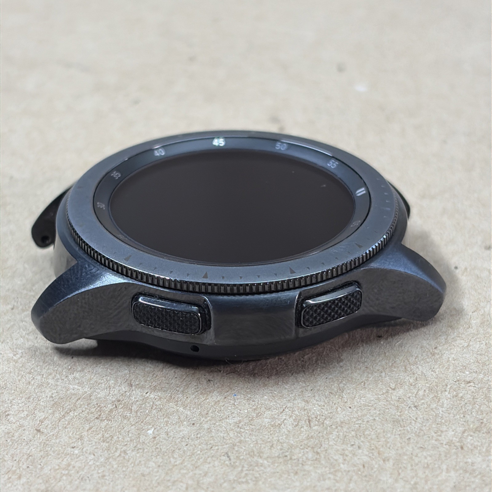 FOR PARTS Samsung Galaxy Watch SM-R810 42mm Face Only Black BOOT LOOP