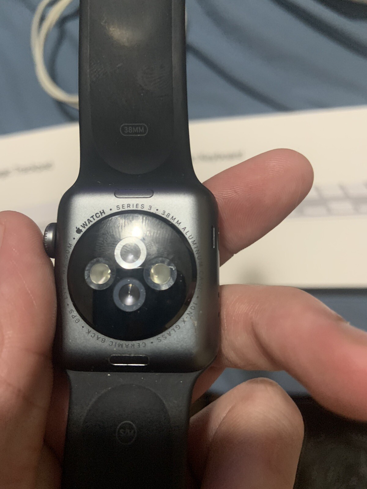 Apple Watch Series 3 38mm Space Gray Trackpad Magic Keyboard