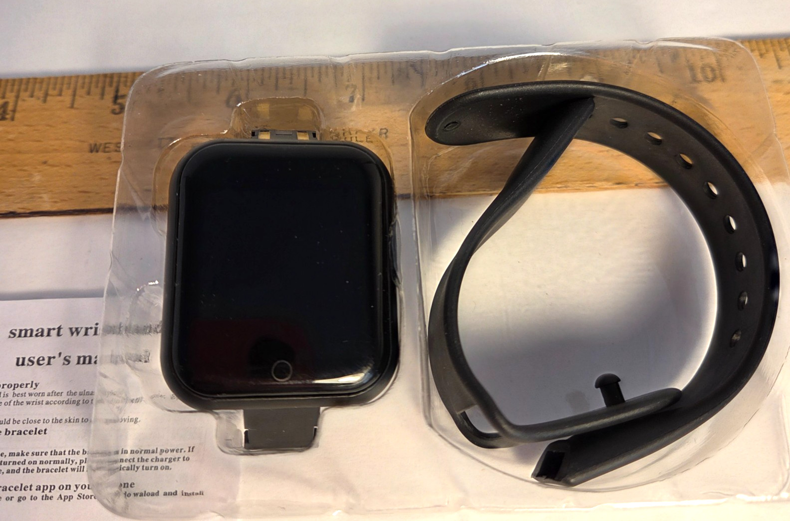 Smart Bracelet RoHS New In Open Box w/instructions measure your health