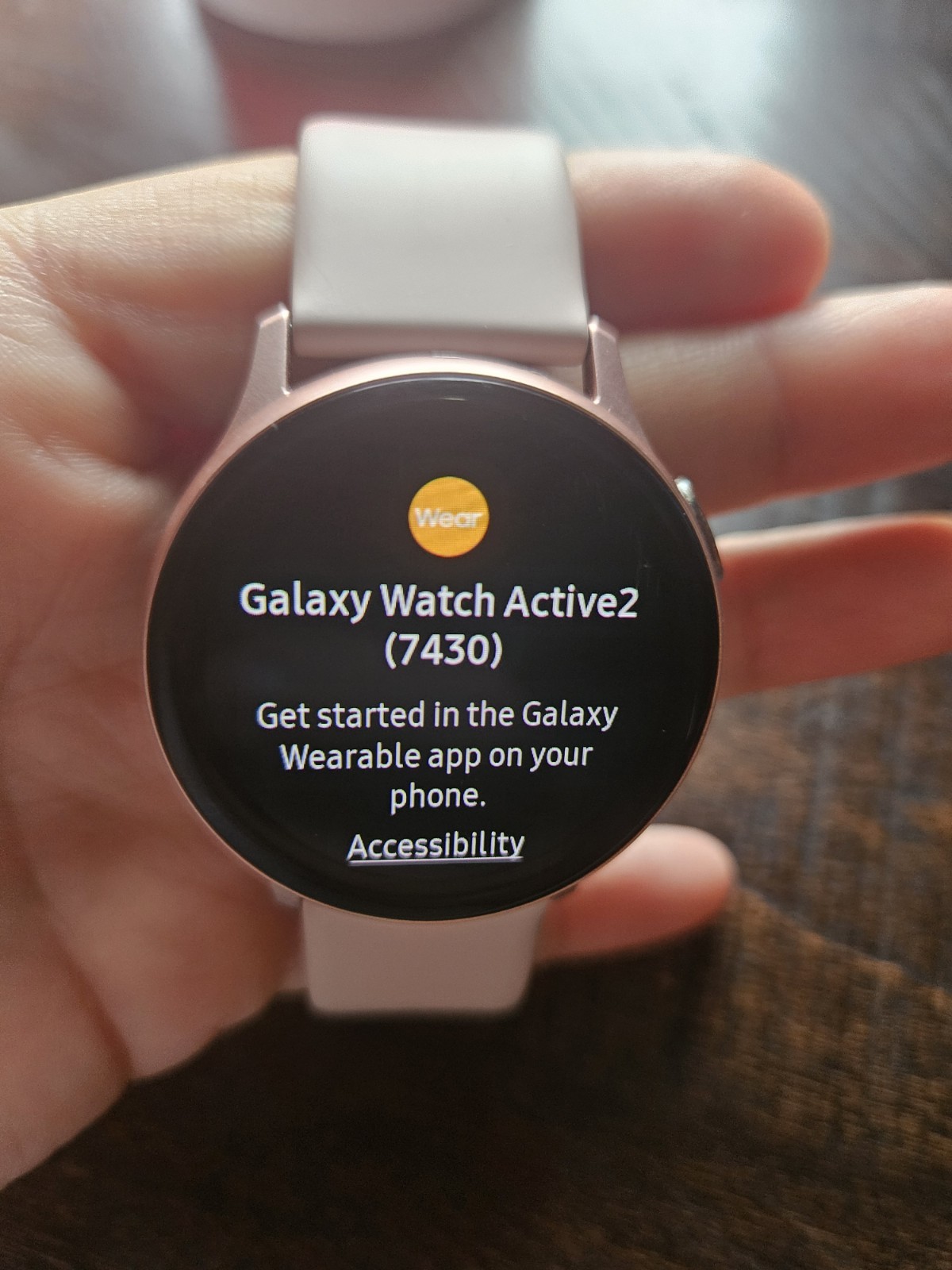 Samsung Galaxy Watch Active2 40mm Pink Aluminum Case, Pink Silicone Band