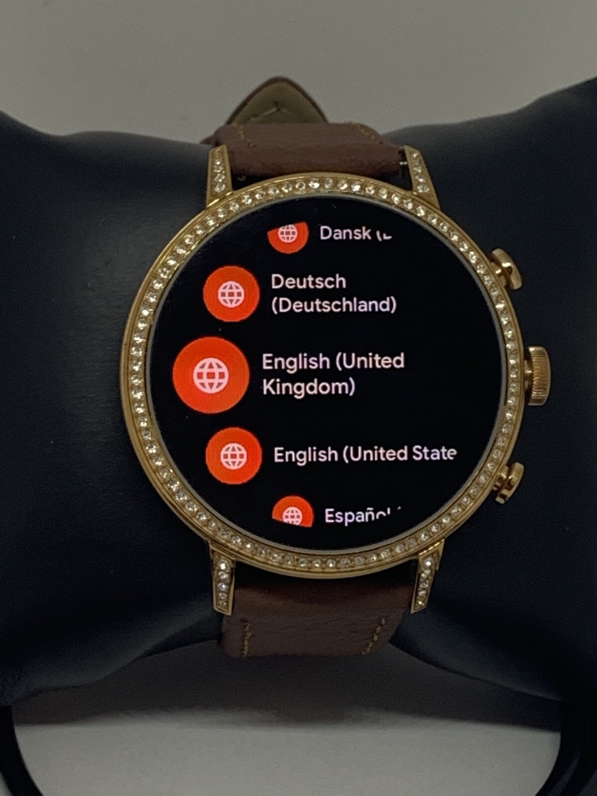 Fossil Gen 4 Authentic Digital Dial Smart Watch Custom Band FTW6015 QT498