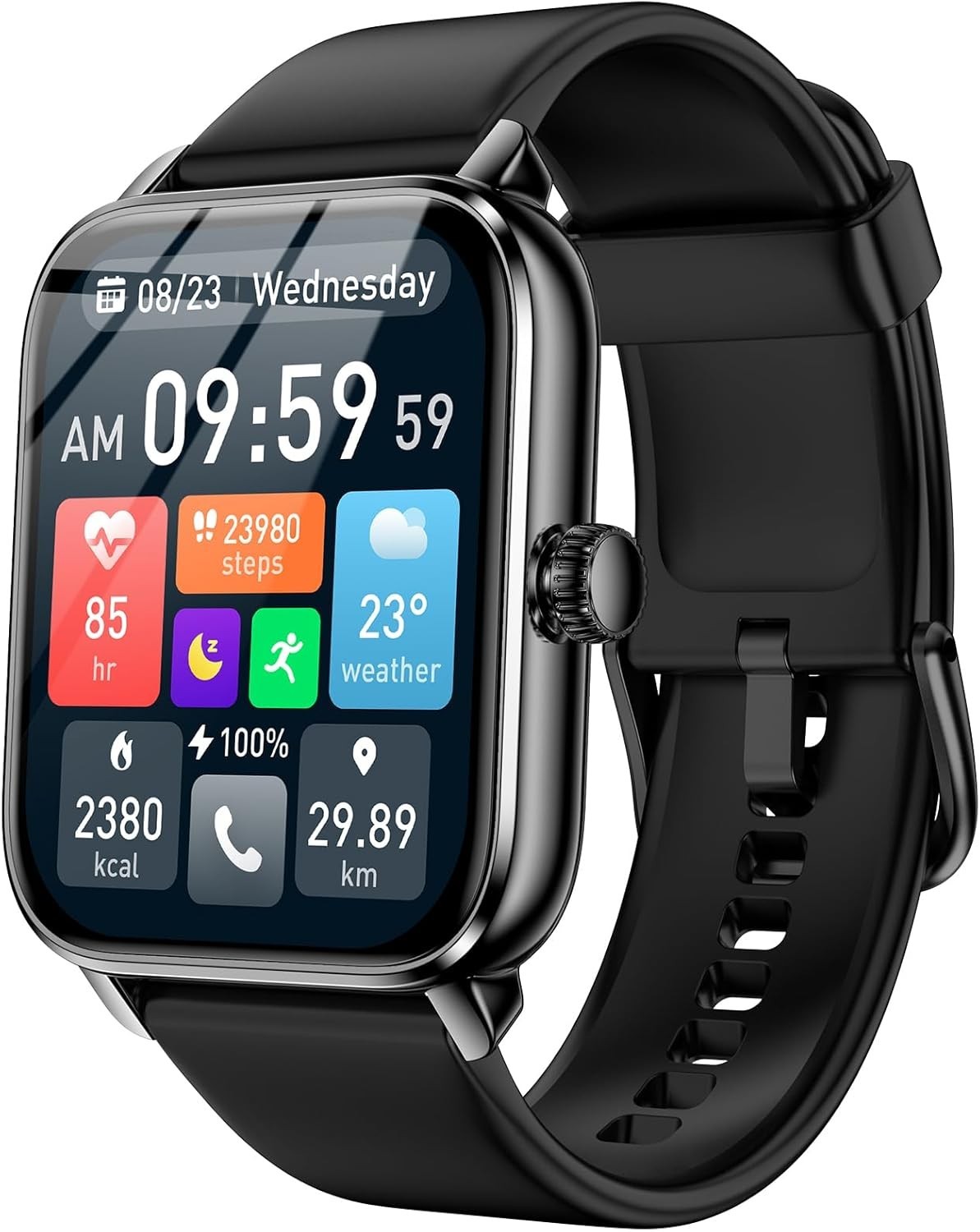 2026 Smart Watch For Men/Women, Waterproof Smartwatch Bluetooth iPhone Samsung