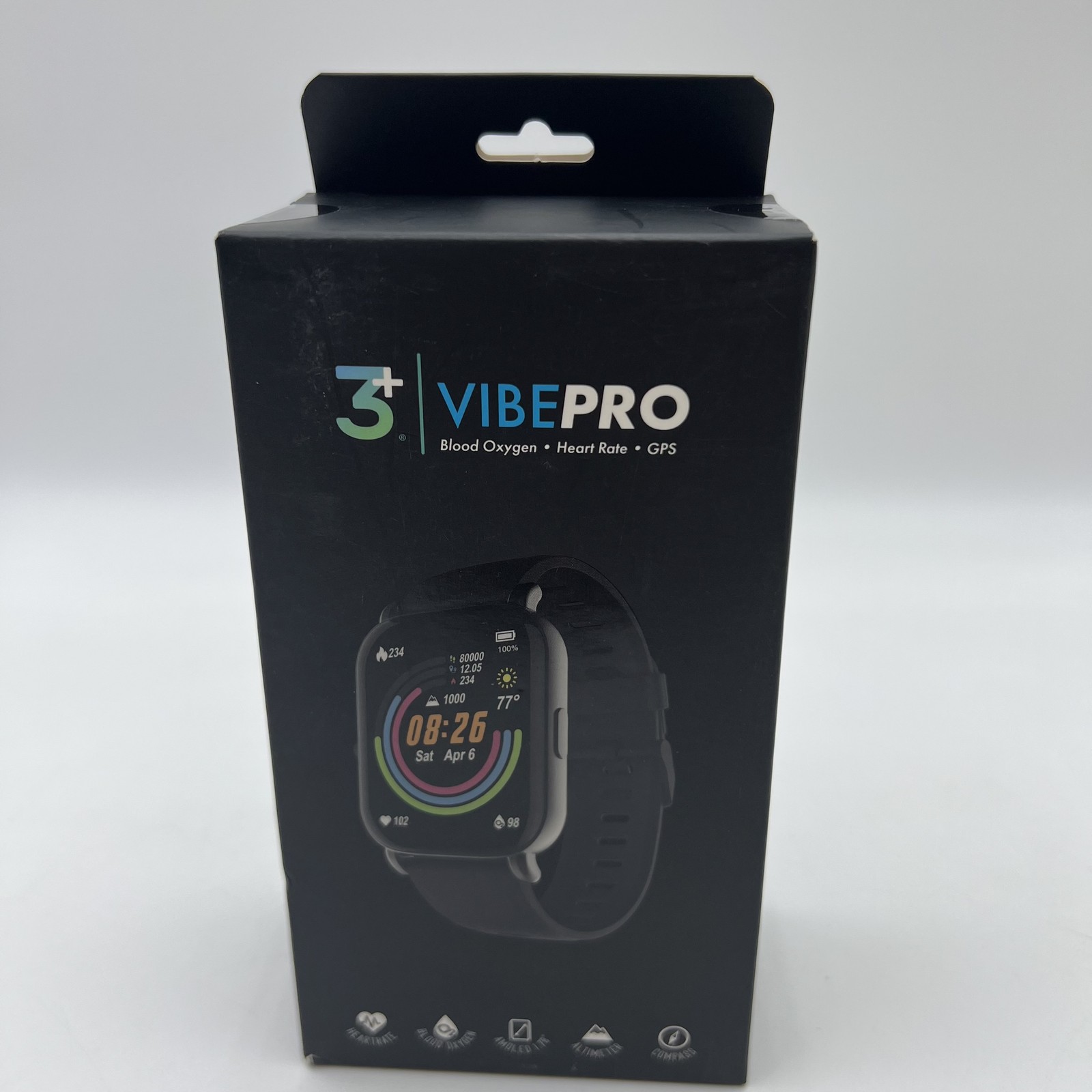 3Plus Vibe+ Pro Smartwatch – GPS, Heart Rate, Fitness Tracker Watch