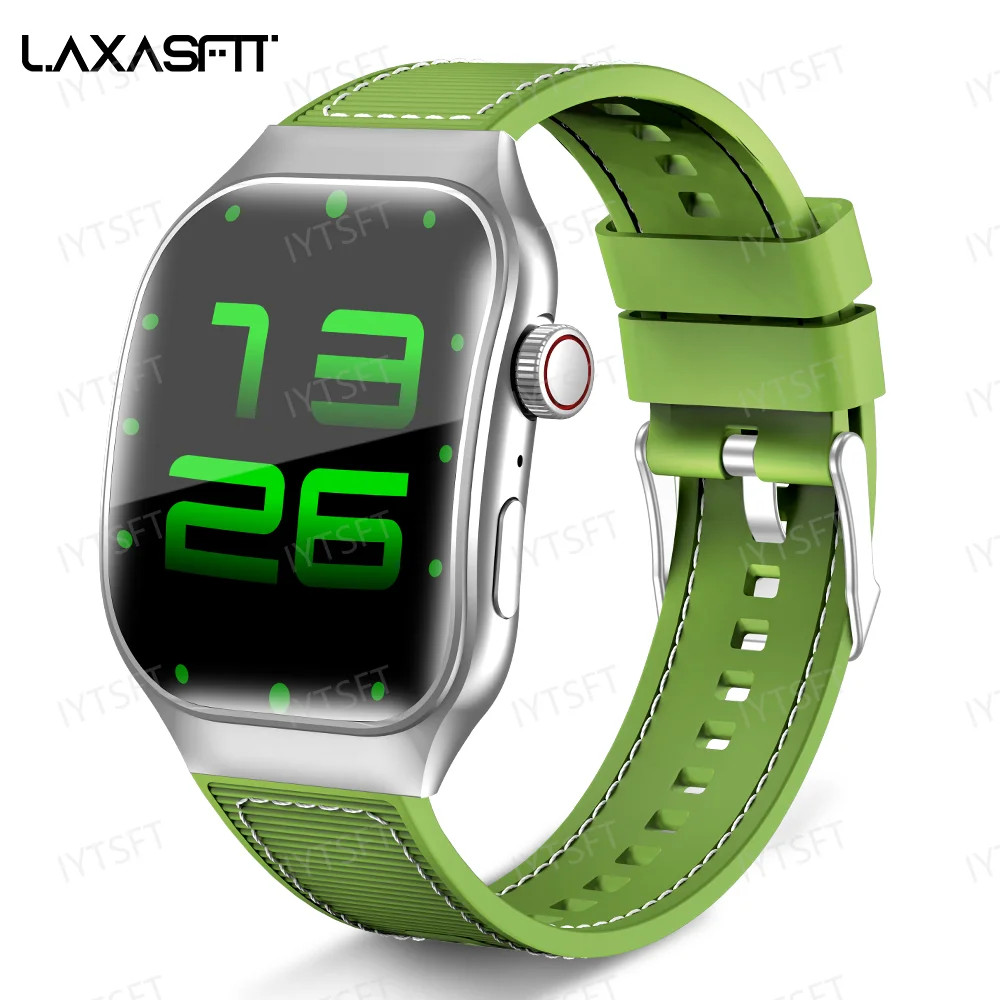 Bluetooth Smart Watch Men 2.01″ HD Curved Screen Sports Watch Health Monitor