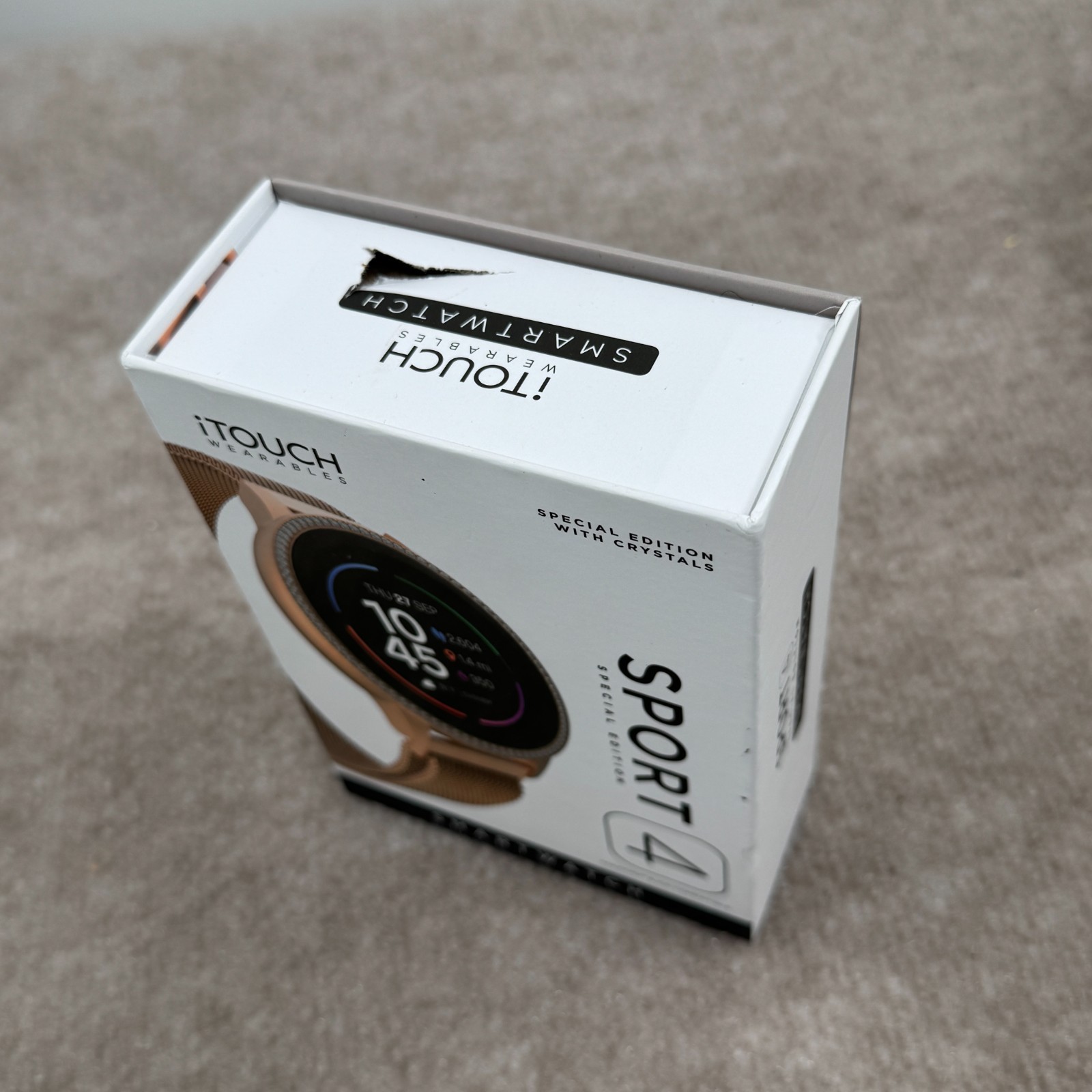 iTouch Sport 4 Unisex Multi-Function Rose Gold Smartwatch TP4E02-C29 Workout New