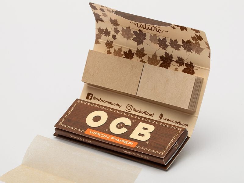 Cartine OCB Virgin Marrone Medium 1 1/4 E Filtri In Carta 24 Libretti