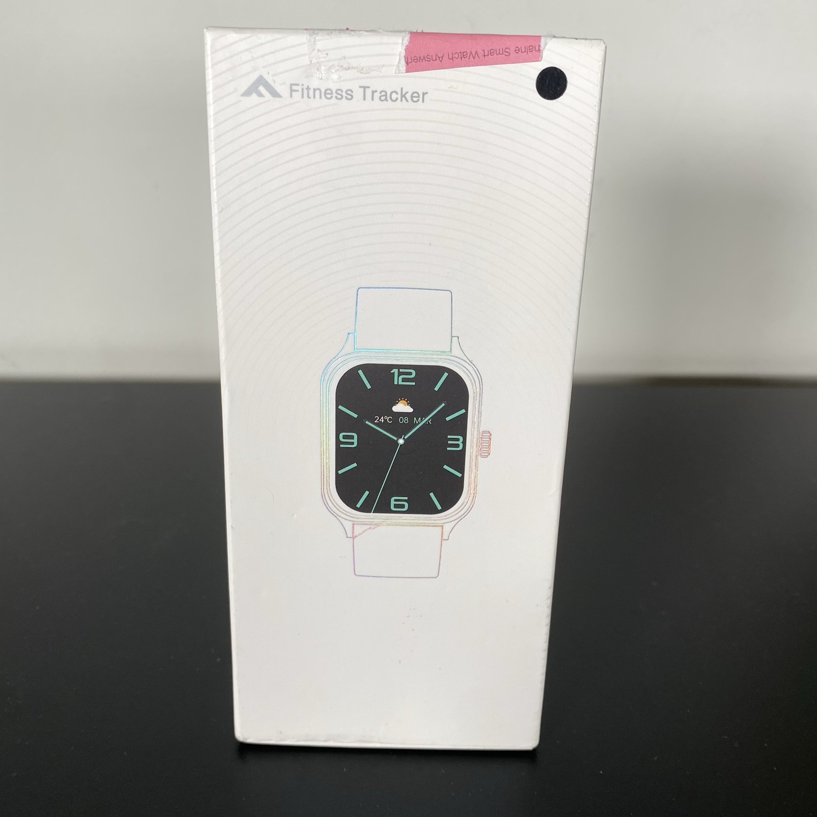 Fit Fitness Tracker/Smart Watch Black For iPhone Or Android