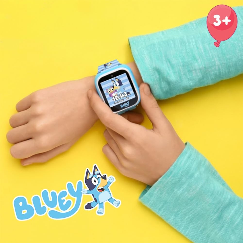 Bluey Kids Smartwatch with Camera, Games, Pedometer 40mm, Smart Watch