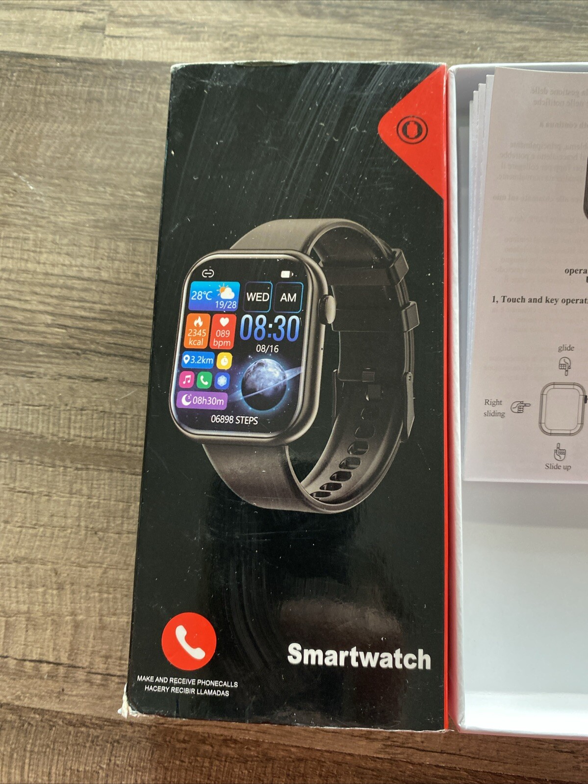 Wearables Smart Watches Fitness Tracker PinkS Music Control Notification Alert/c