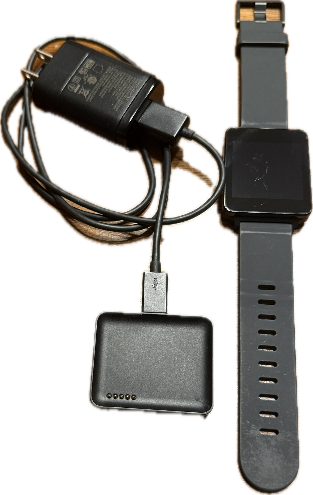 Vintage LG G Watch LG-W100 Android Wear Smartwatch – Powers on