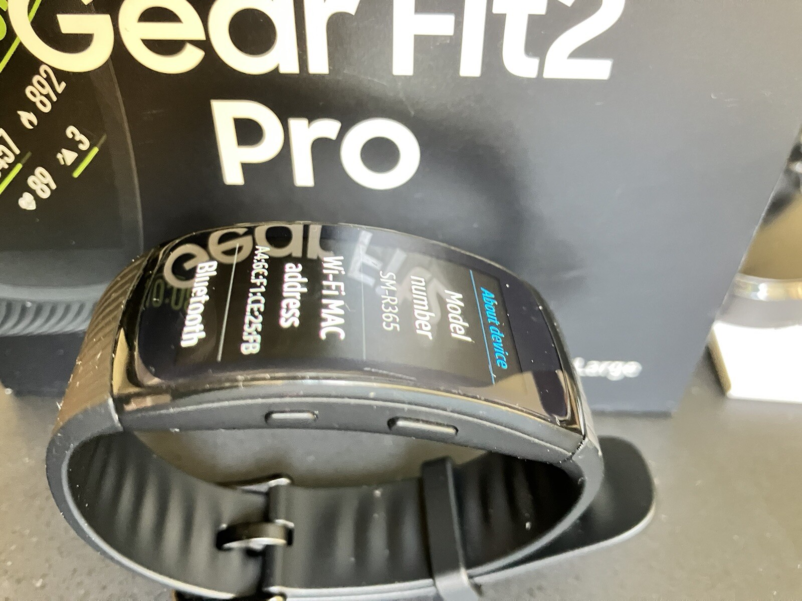 Samsung Gear Fit2 Pro Small Band Black Fitness Tracker Smartwatch Open Box New