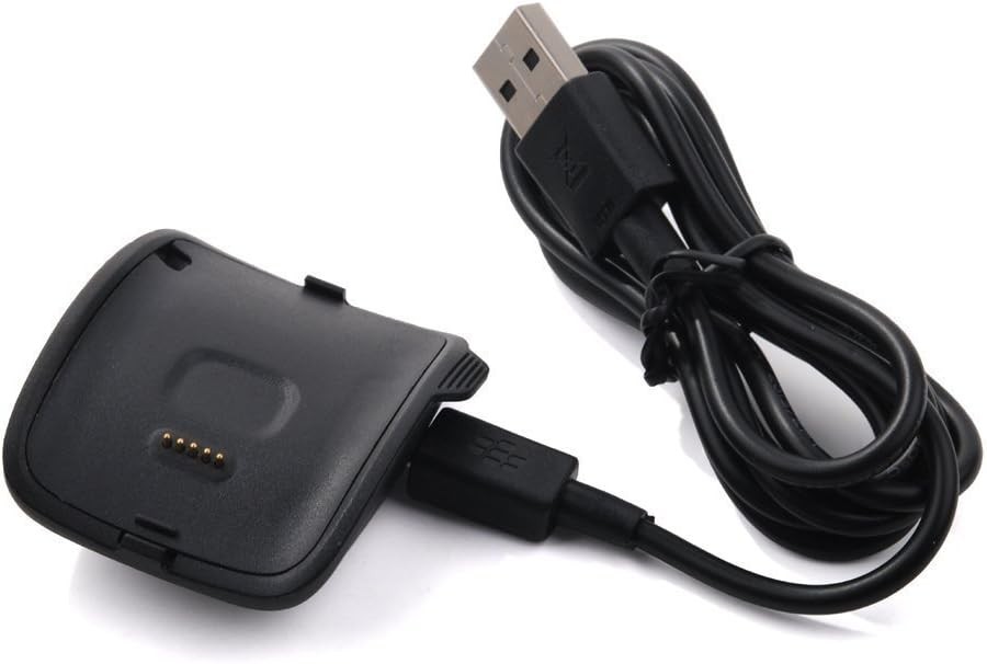 Kissmart Black Charging Dock with USB Cable for Samsung Gear S Smart Watch R750