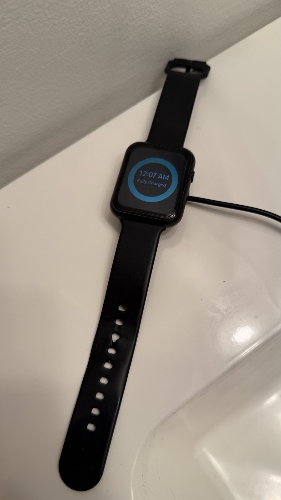 iTouch Air 4 Smartwatch Wearable Sport, Black, Heart Rate, 44mm *Broken Strap*