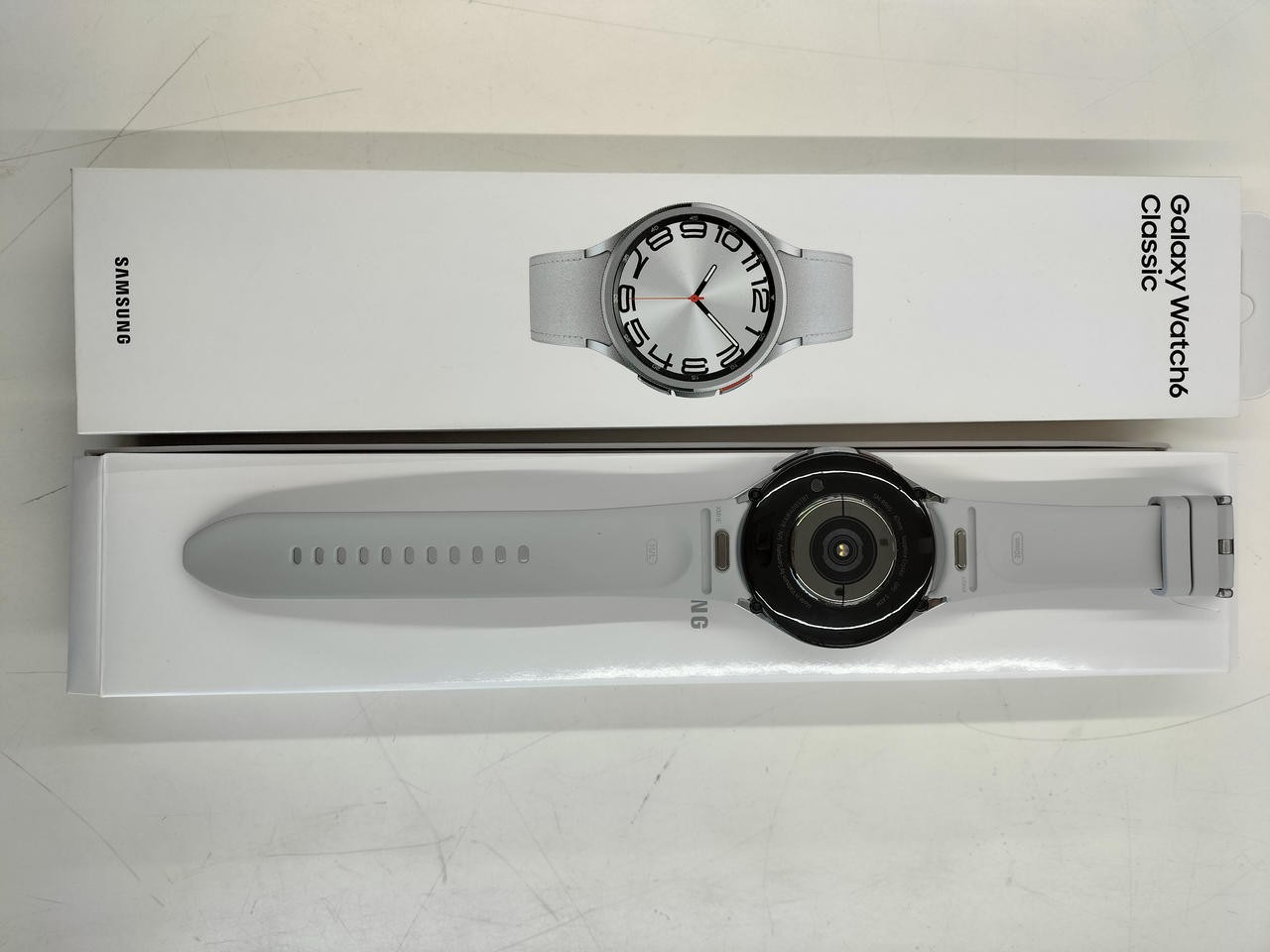 Samsung Galaxy Watch 5 SM-R960 Smartwatch 44mm Silver Android GPS Waterproof