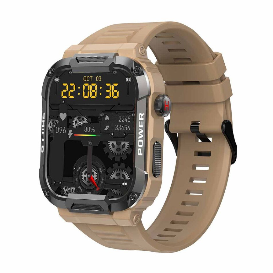 Smart Watch Outdoor Military for Men and Women Kids (Bluetooth Call, Waterproof)