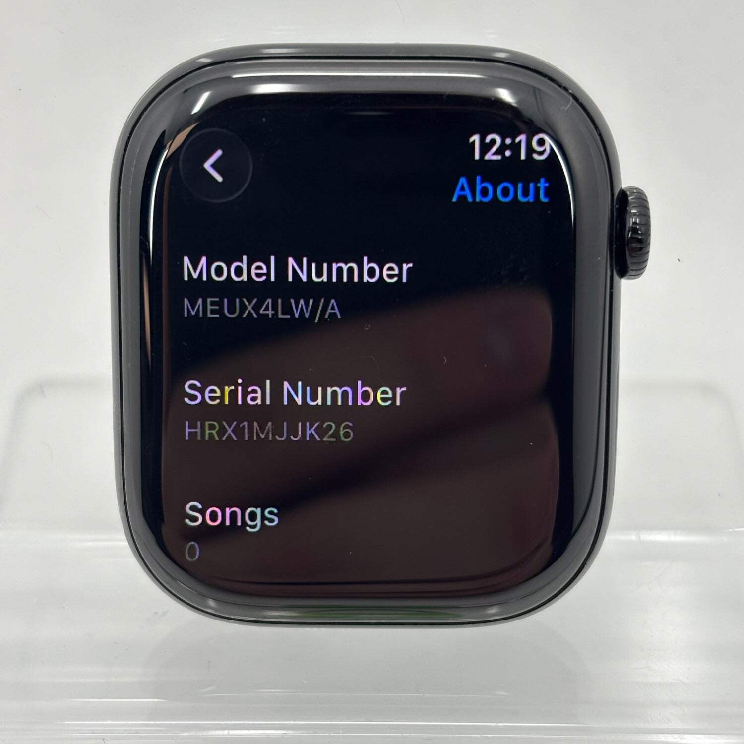 GPS Only Apple Watch Series 11 46MM Jet Black Aluminum MEUX4LW/A Face Only