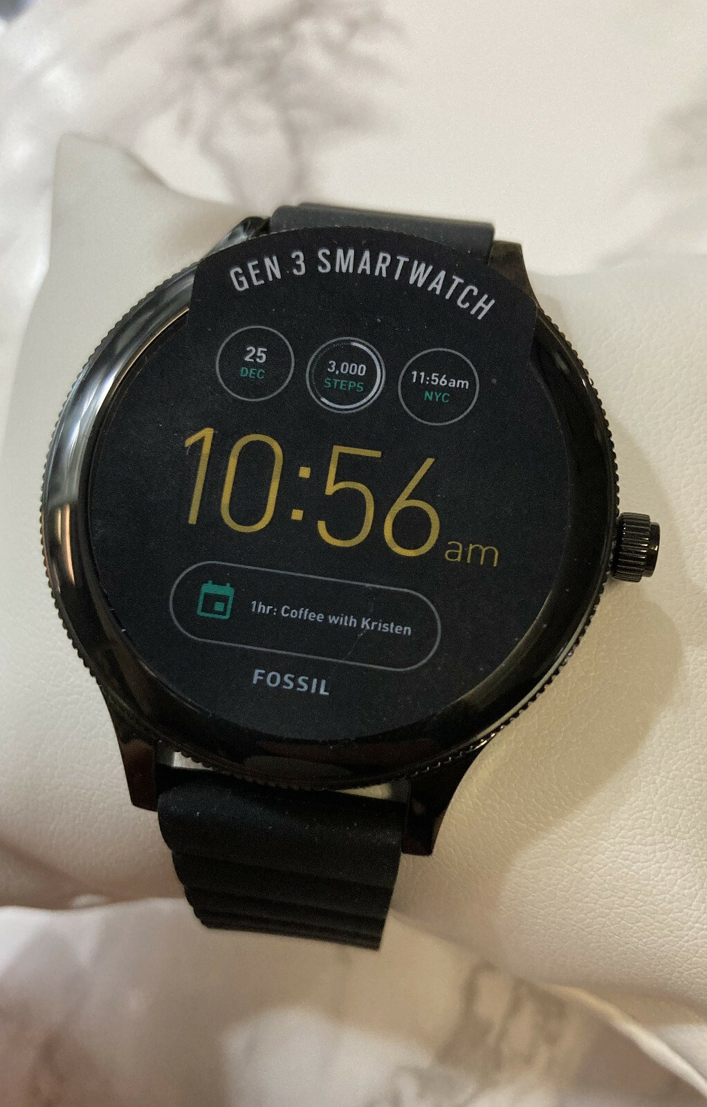 *Fossil Q Women’s Gen 3 Venture Stainless Steel and Silicone Smartwatch FTW6009*