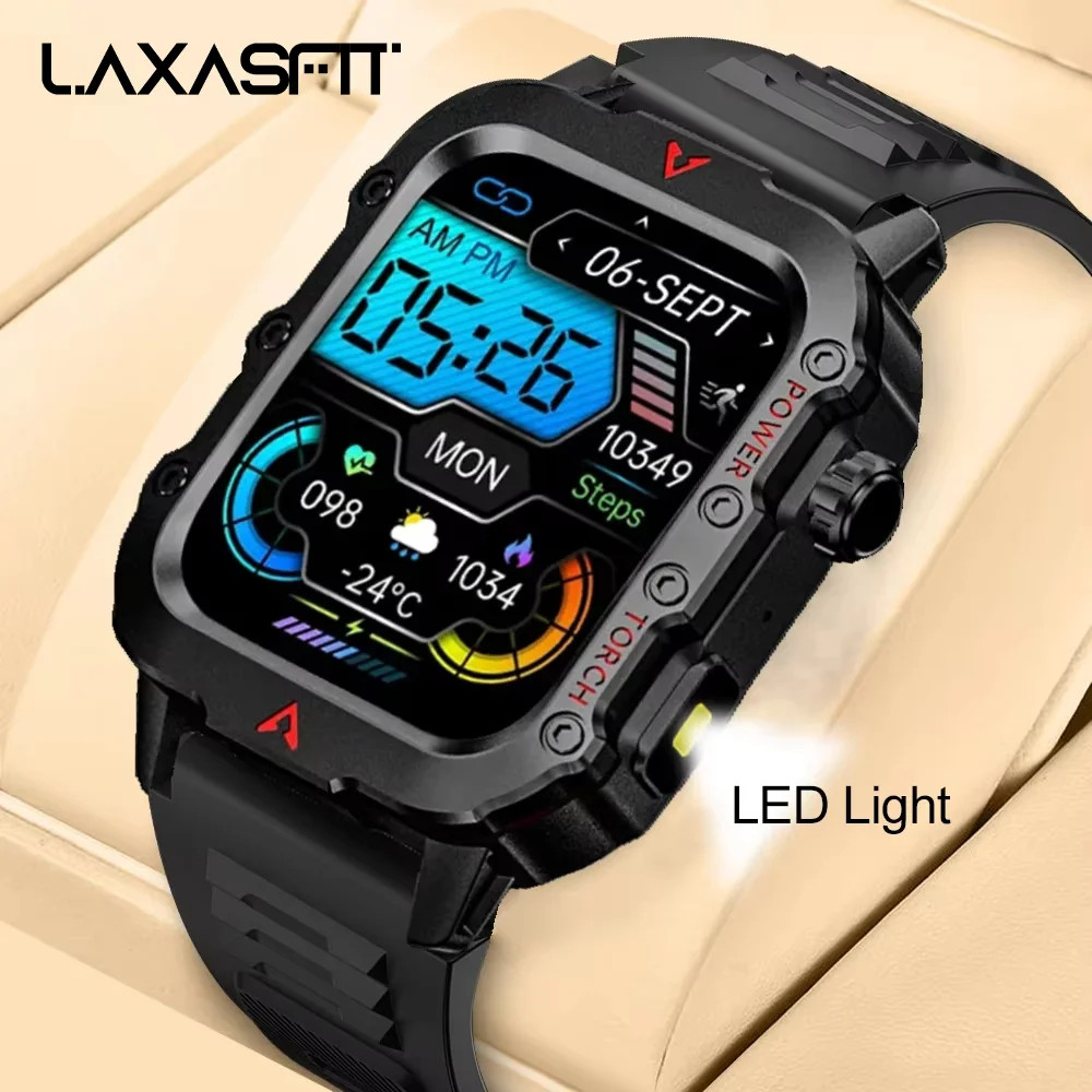Smartwatch LED Flashlight Outdoor Q11 Health Monitor Activity Tracker