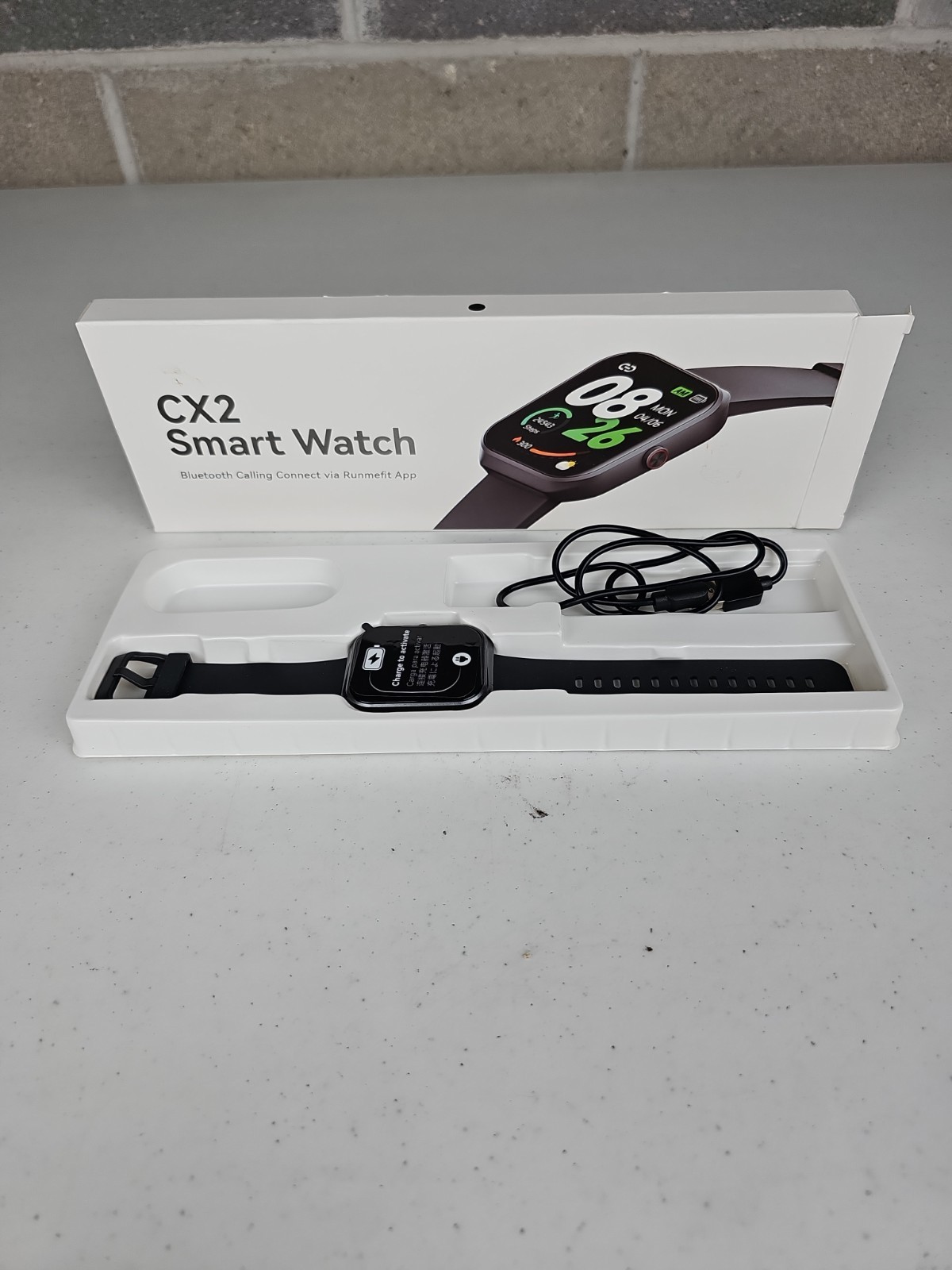 CX2 All-In-One Fitness Smart Watch 22mm App Controlled Bluetooth