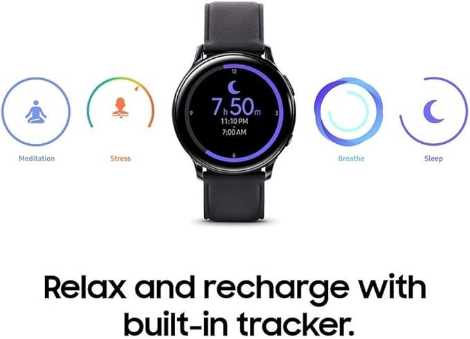 Samsung Galaxy Watch Active2 Silver Fitness Sleep Tracking 44mm Acceptable