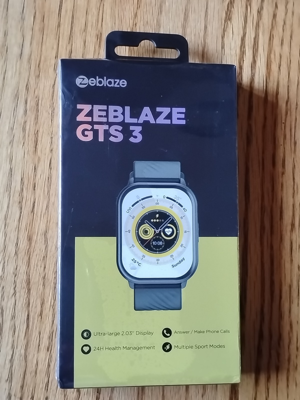Zeblaze GTS 3 Smart Watch 2.03″, Health Monitoring, Bluetooth Phone Voice Calls