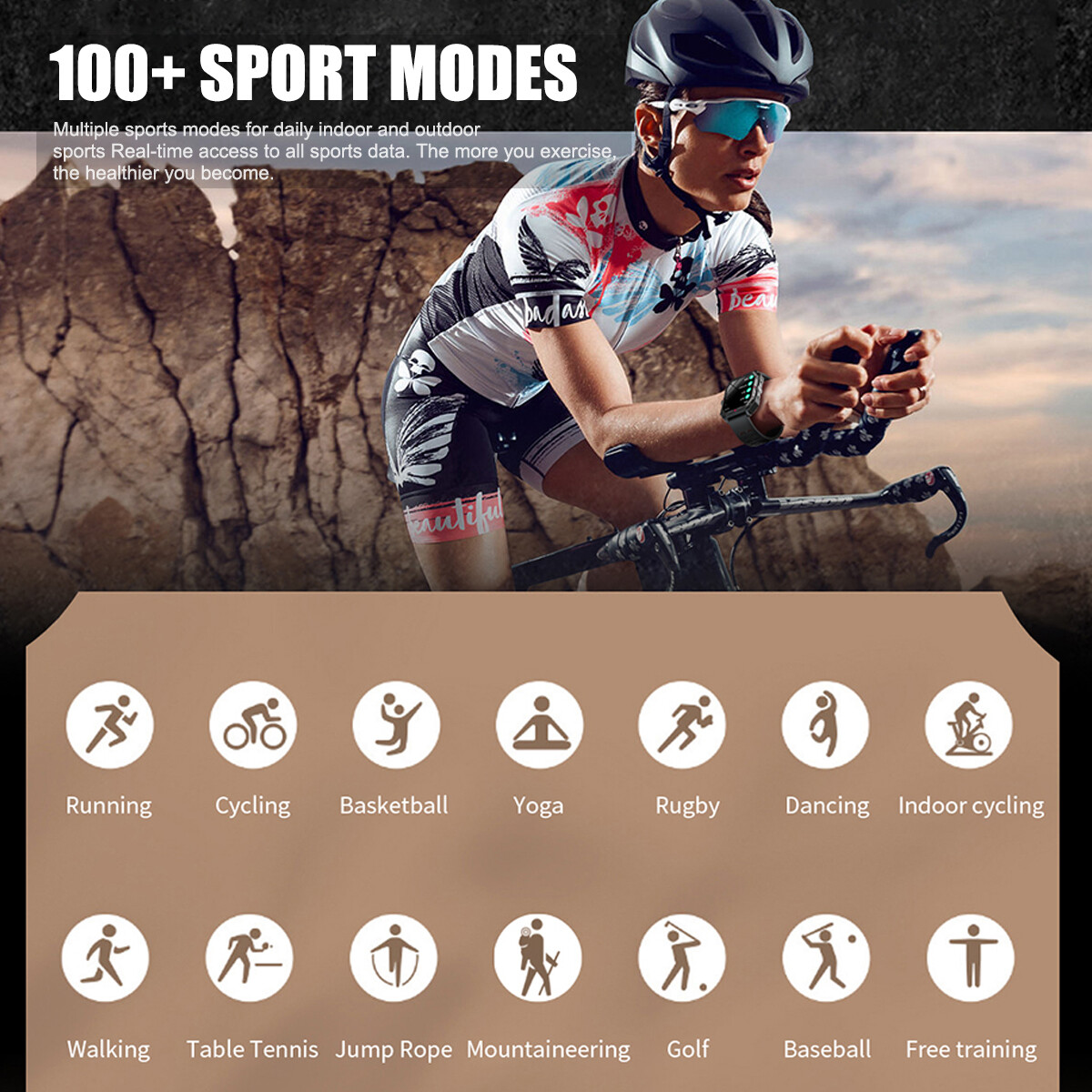 HD Screen Smart Watch Men Waterproof Smartwatch Bluetooth for iPhone Samsung US