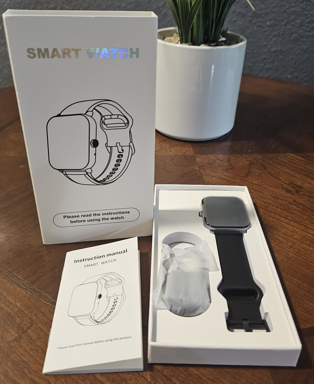 L70 Smart Watch Fitness Tracker Sleep & Step Counter Black Silicone