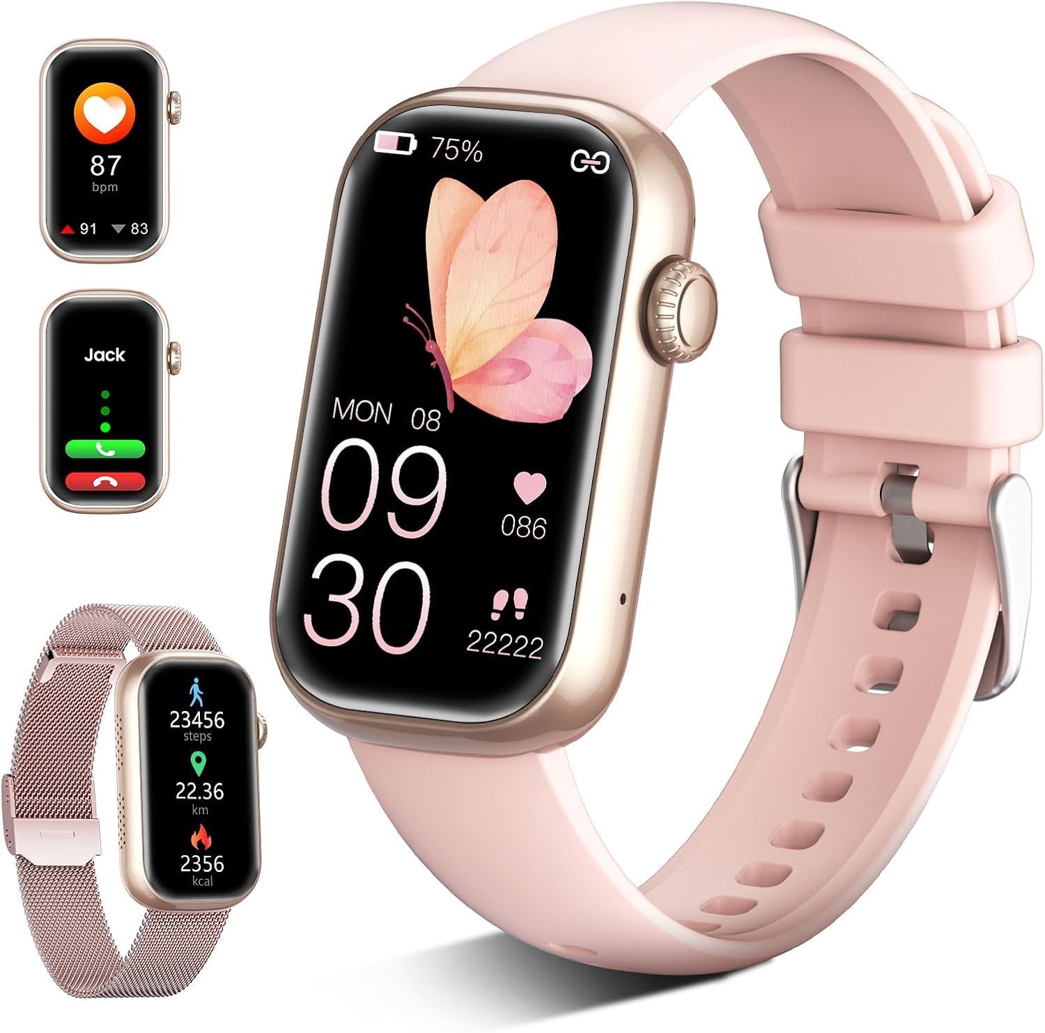 Reloj Inteligente Para Android iOS de Mujer Smart Watch Pantalla Táct NEW US