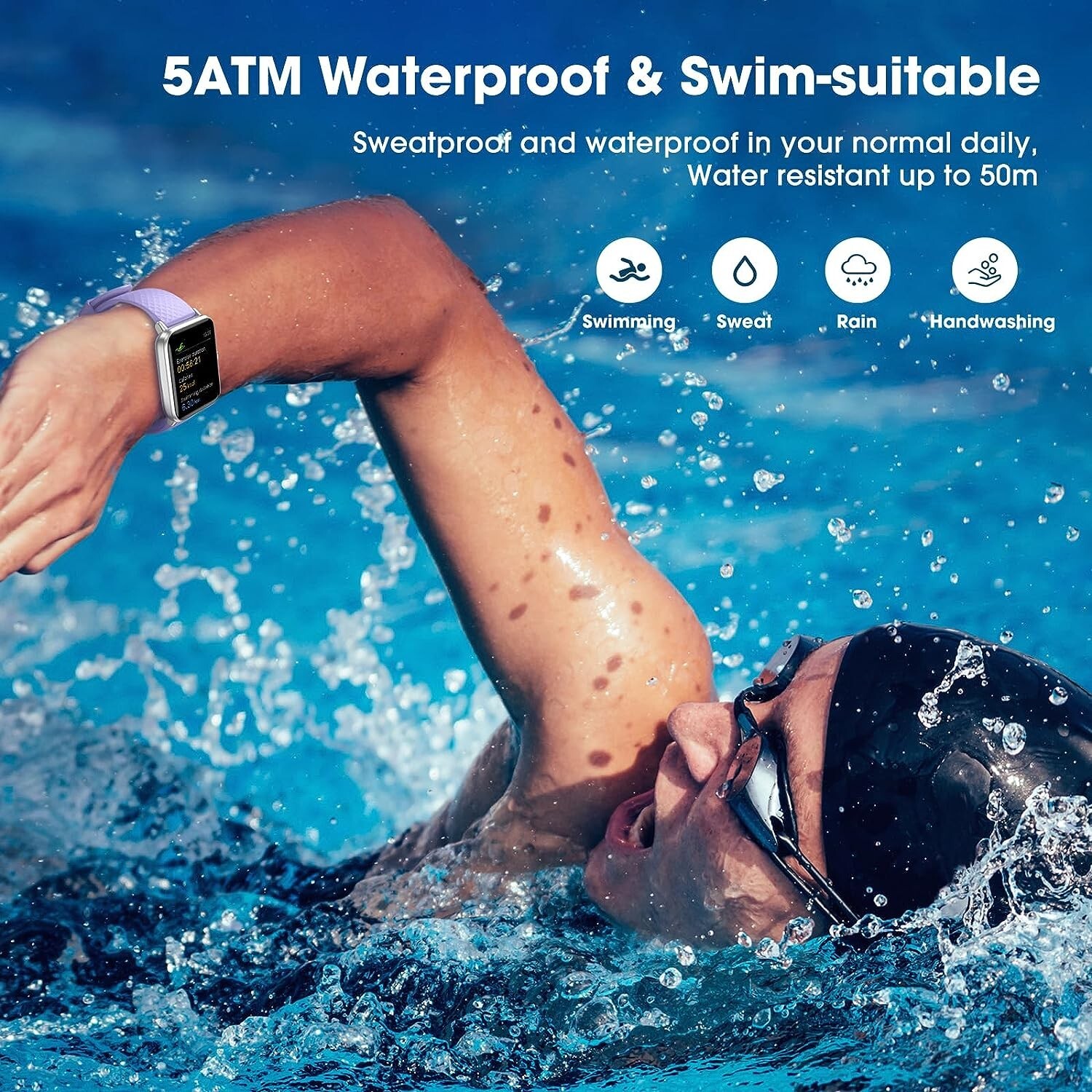 Reloj Inteligente Smart Watch Bluetooth De Mujer Para iPhone iOS y Android