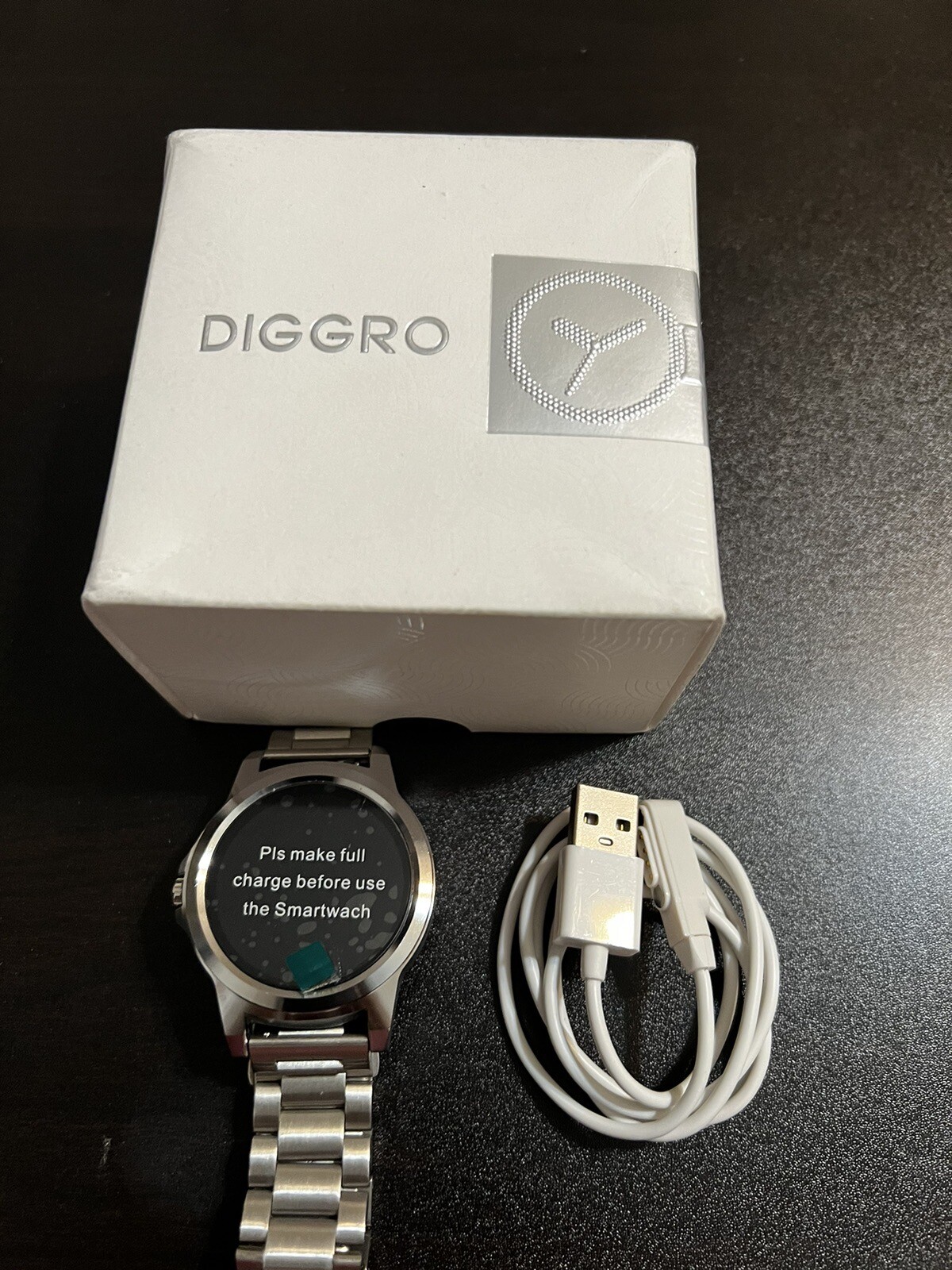 Diggro DI03 Plus Smart Watch IP67 Waterproof MTK2502C Open Box/ Z