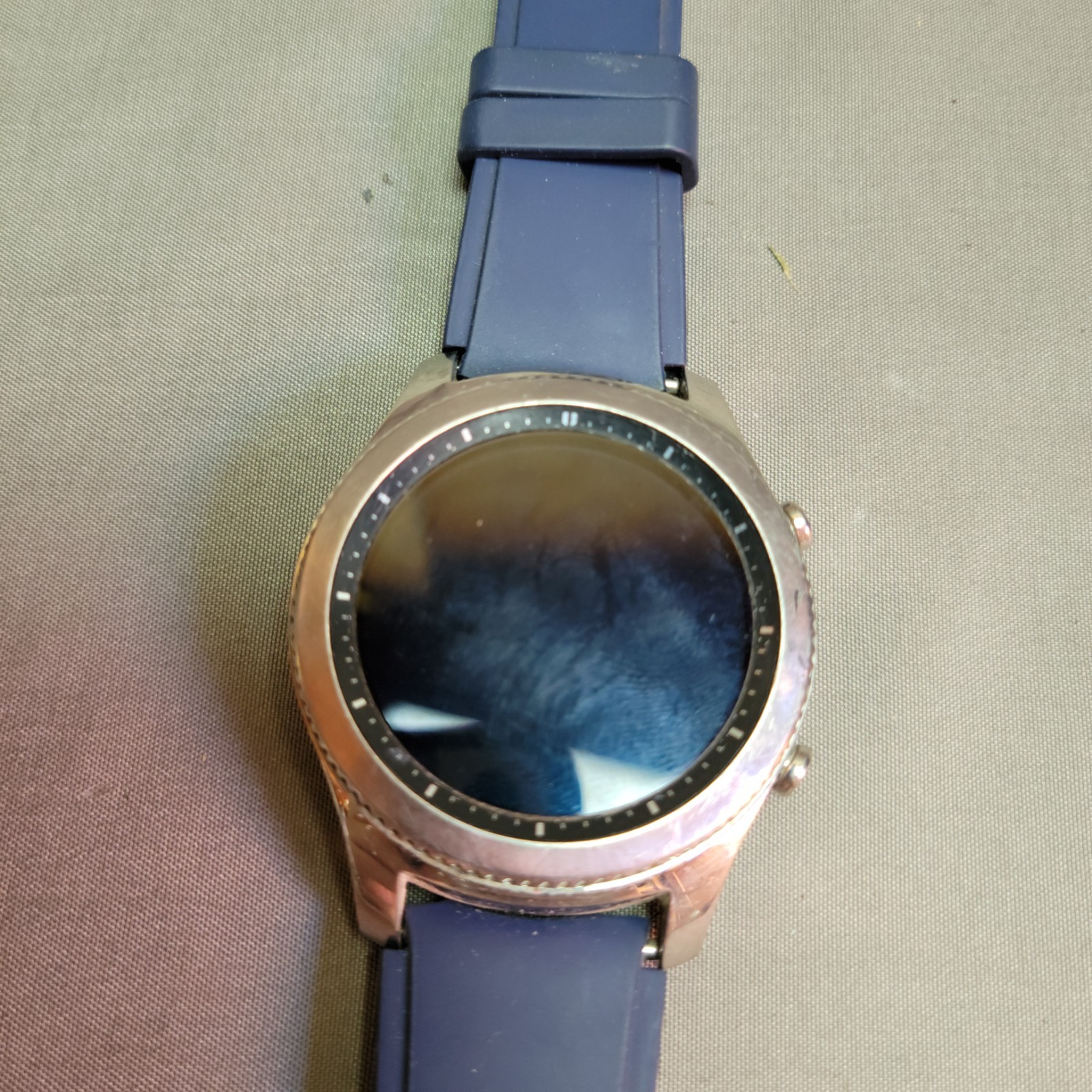 Samsung Galaxy Gear S3 Classic 46mm Stainless Steel Silver Case SM-R770 untested