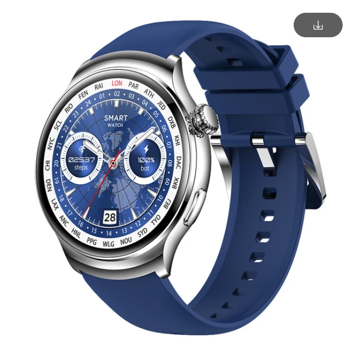 Z93 Pro – Round 1.5inch HD Screen – Pro Smart Watch-Blue Band- New Low Price