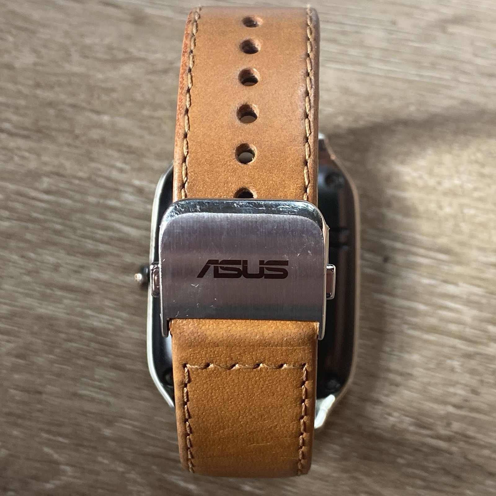 ASUS ZenWatch 2 WI501Q 45mm Smartwatch Stainless Steel Case Brown Leather Band