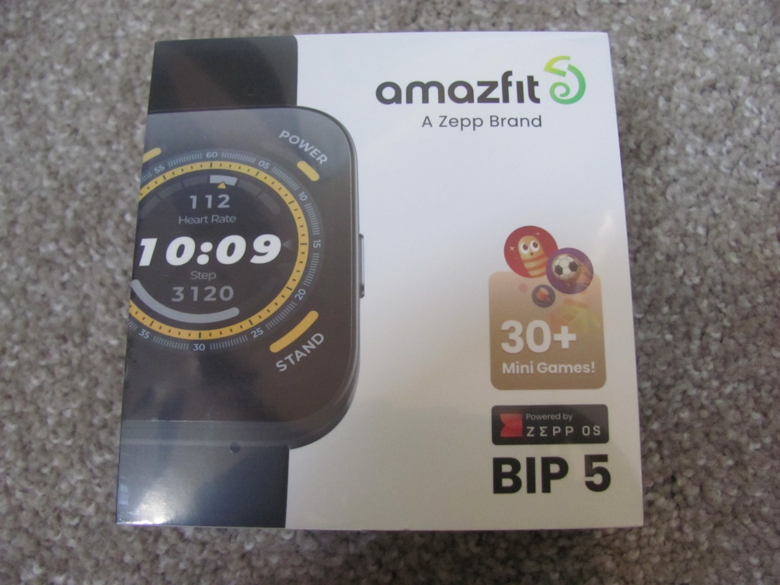 Brand New Amazfit Bip 5 Smartwatch 46mm Polycarbonate Plastic – Black