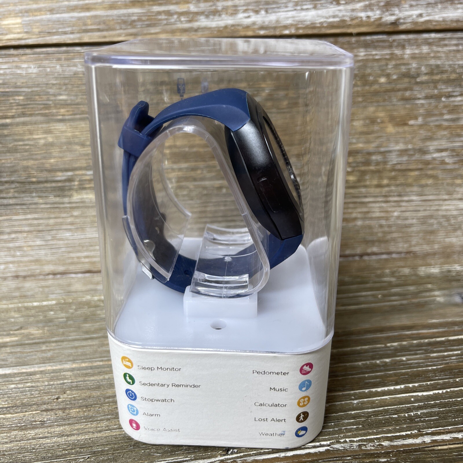 New! iTouch Curve SmartWatch Android & iOS Compatible- Black & Navy Blue