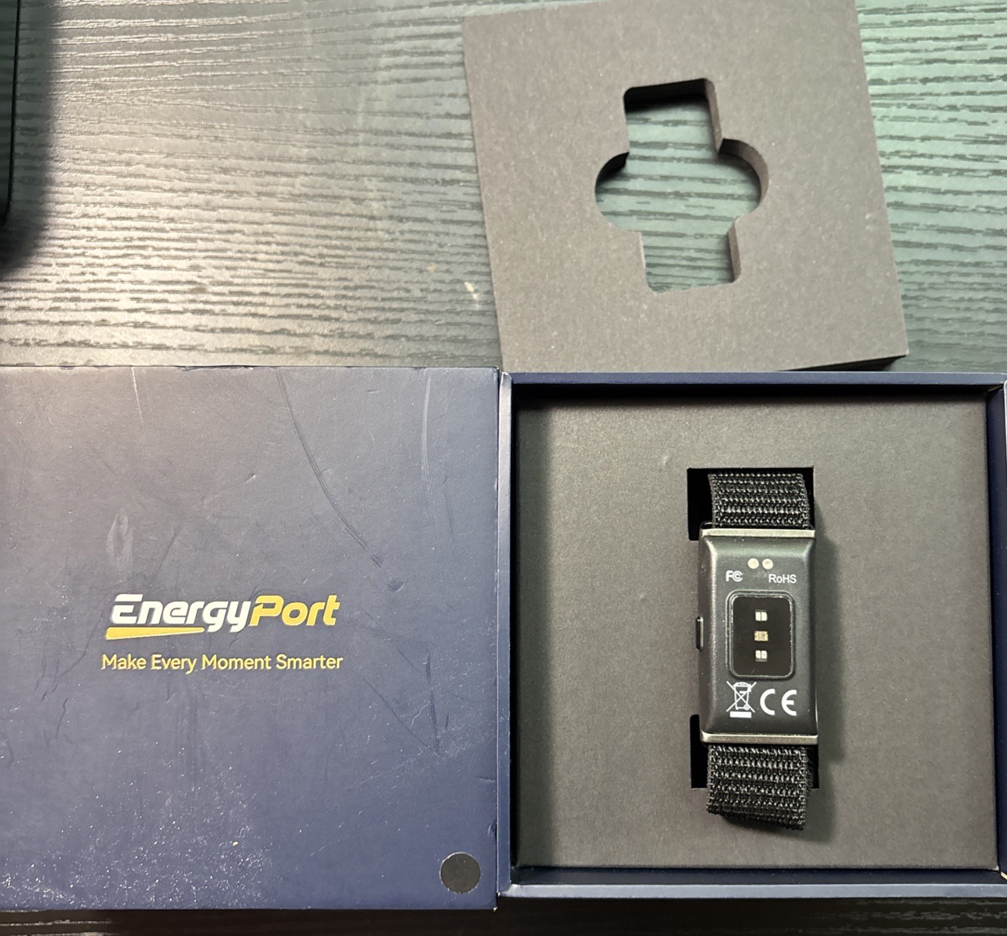 Energy Port Smart Bracelet with Blood Oxygen/Blood Pressure Monitor New Open Box
