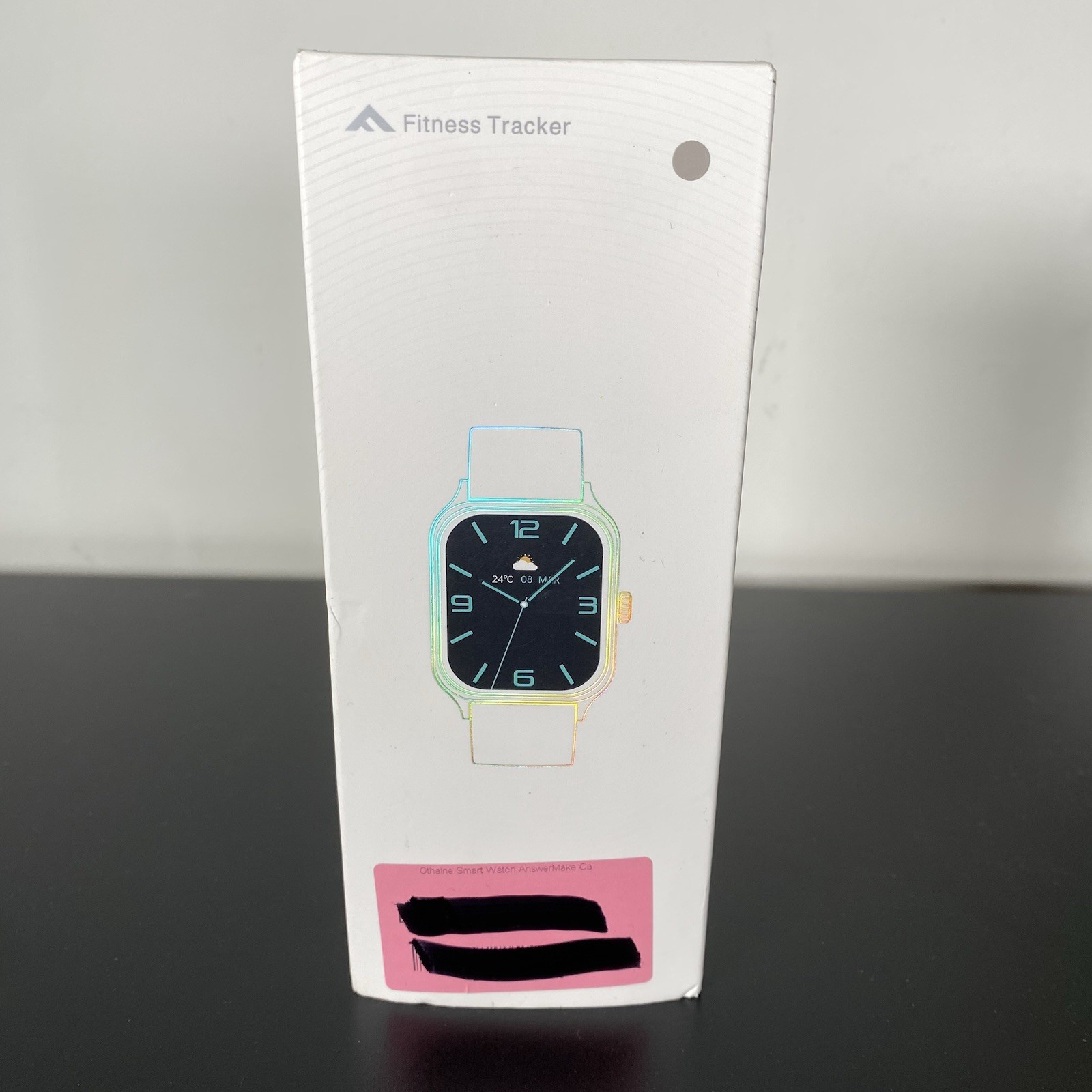 Fit Fitness Tracker/Smart Watch Gray For iPhone Or Android