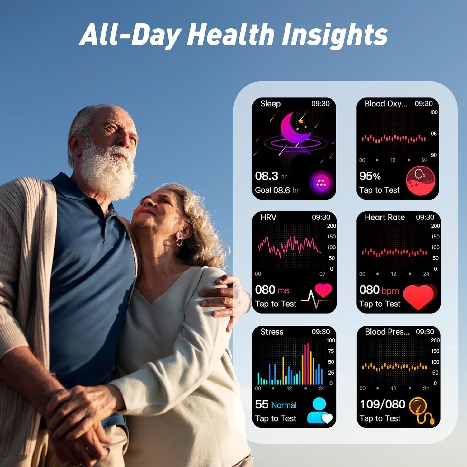 Comprehensive Health & Fitness Tracker: 2.04″ AMOLED, Bluetooth, 150 Modes