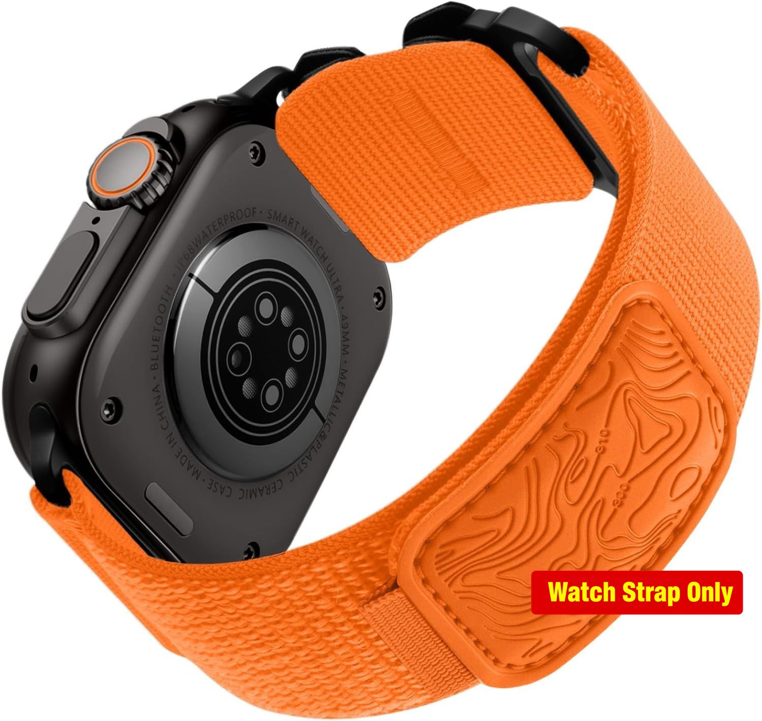 Tactical Sport Loop Strap Compatible with Apple Watch 44mm, Durable Nylon