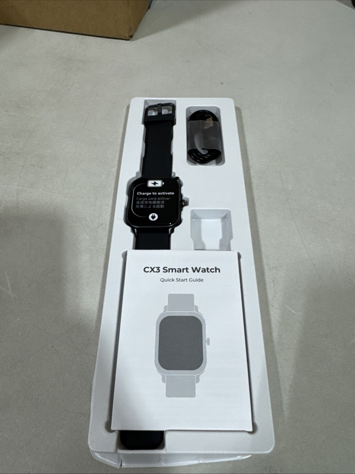 Smart Watch CX3 for Men And Women, Fitness Waterproof Watch (B5,R2)