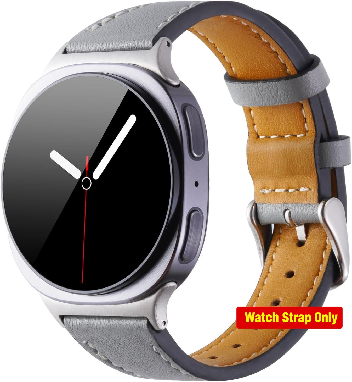 Leather Strap Compatible with Samsung Galaxy Watch 9/8 40mm 44mm