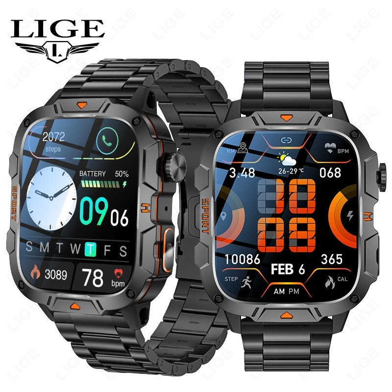 2025 Smart Watch Men/Women Waterproof Smartwatch Bluetooth For iPhone Android